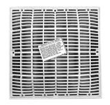 Waterway WW6404720V 12" x 12" Grate and Frame - White