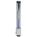 Pentair Rainbow R141076 130 Chrome Brass Tube Thermometer w/Glass Tube & 3' Cord