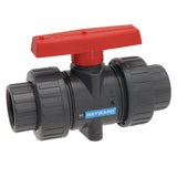 Hayward TBB1010CPEG 1" PVC True Union Ball Valve Socket/Threaded End Connection