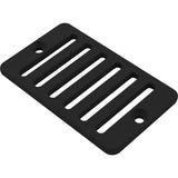 Waterway 642-2801 2" x 4" Deck/Gutter Drain Grate - Black